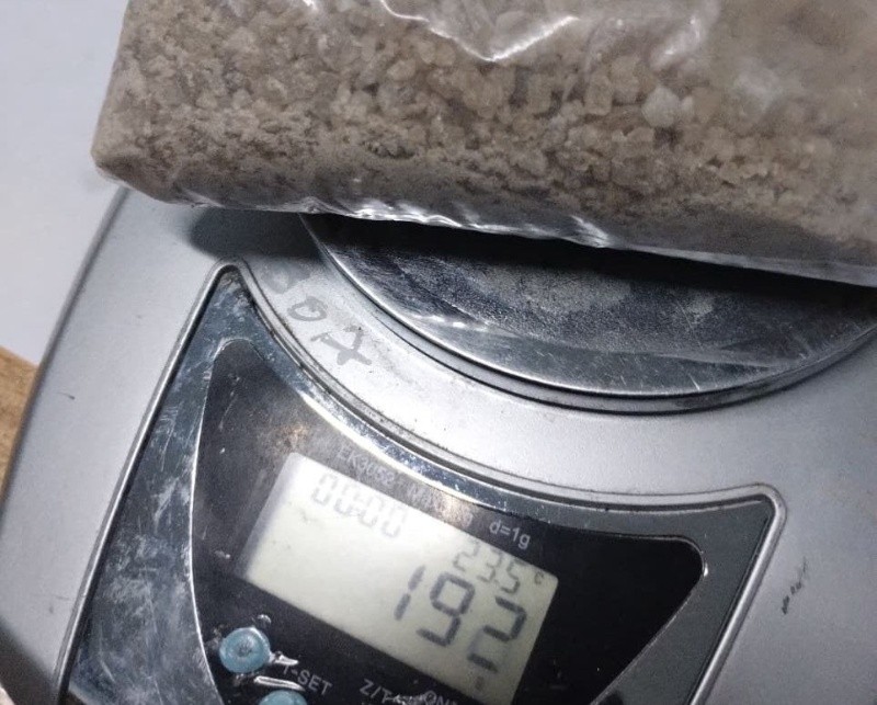 Los 200 gramos de cristales de Mdma, de valor millonario.