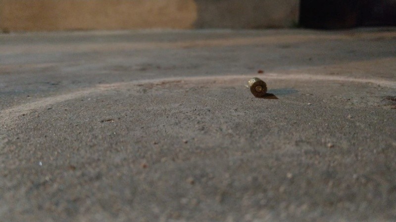 Este miércoles por la noche se encontraron trece vainas servidas calibre 9 milímetros.