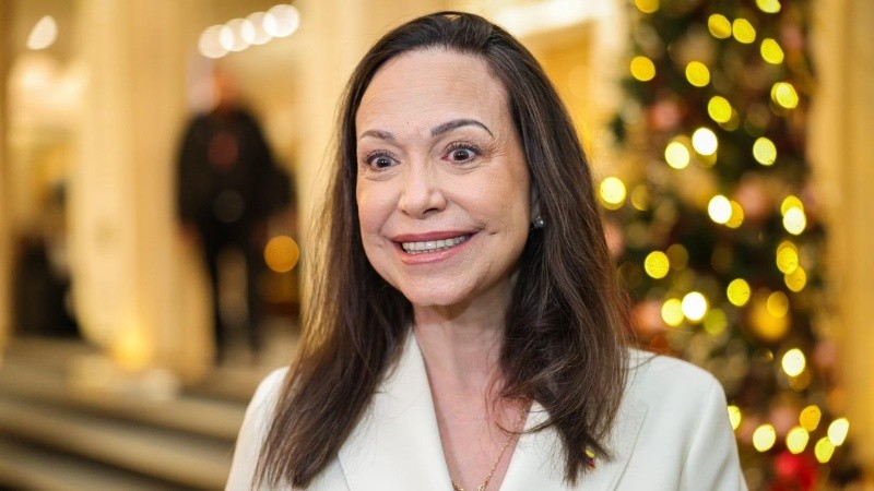 La líder venezolana no pudo llegar para recibir el Nobel, pero ya está en Oslo.