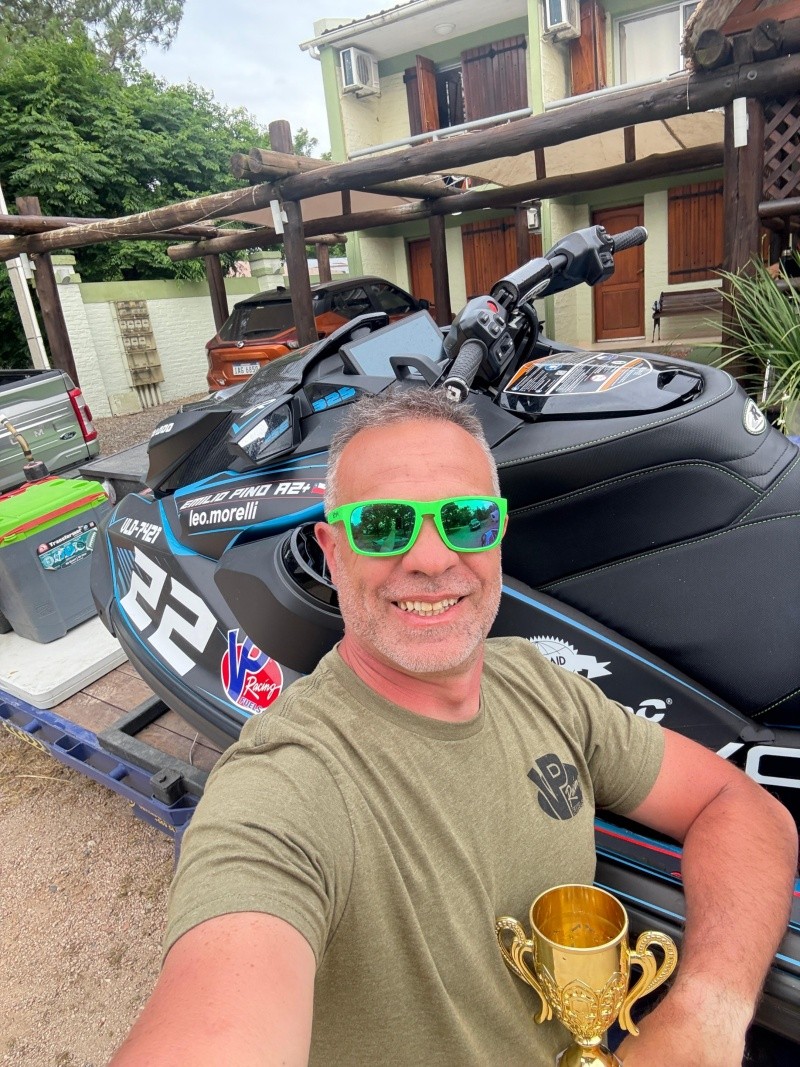 Morelli, feliz por su regreso al agua y por el tercer puesto en Uruguay 