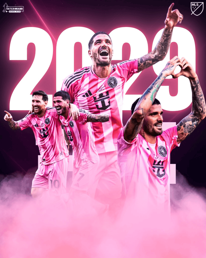 El posteo del Inter Miami. 