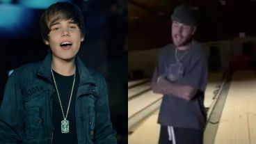 Justin cantó Baby en el bowling abandonado.