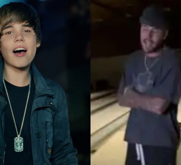 Justin cantó Baby en el bowling abandonado.