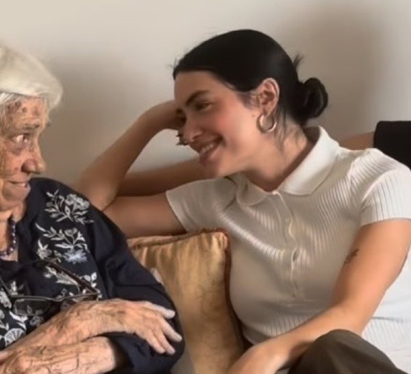 María Elena mostró su admiración por la pareja de uno de sus nietos