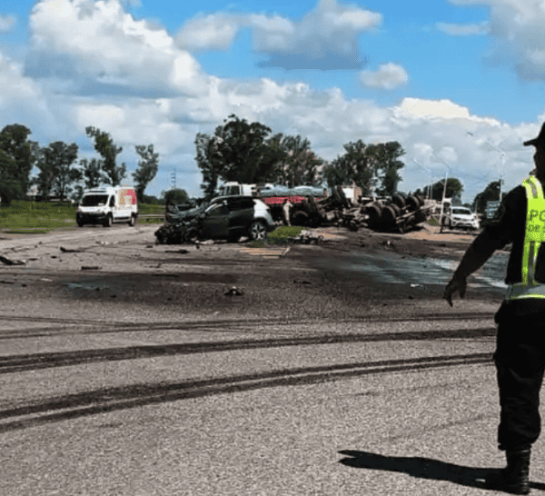 Así quedaron los vehículos siniestrados.