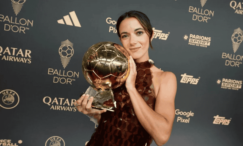Aitana Bonmatí, ganadora del Balón de Oro. 