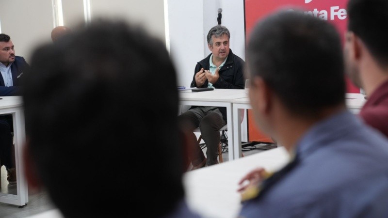 Cococcioni durante la presentación.