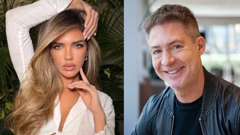 Rocío Robles y Adrián Suar.