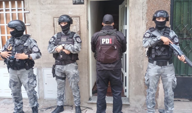 Uno de los procedimientos, en Presidente Roca al 2900.&nbsp;