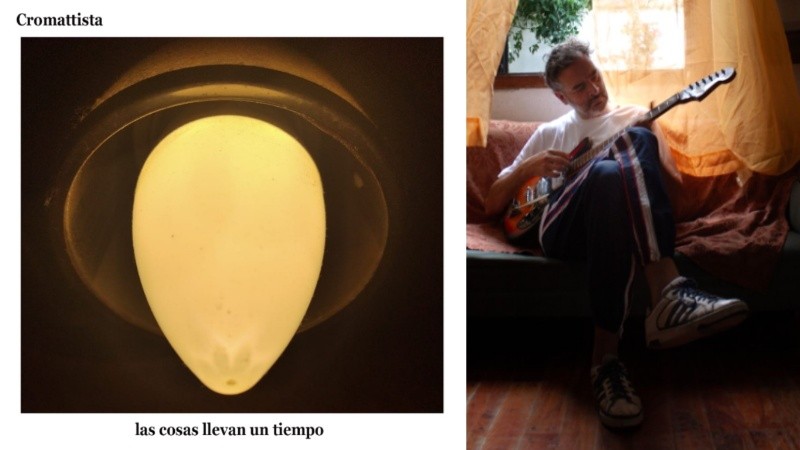 Portada del disco Las cosas llevan un tiempo, de Jorge Capriotti.