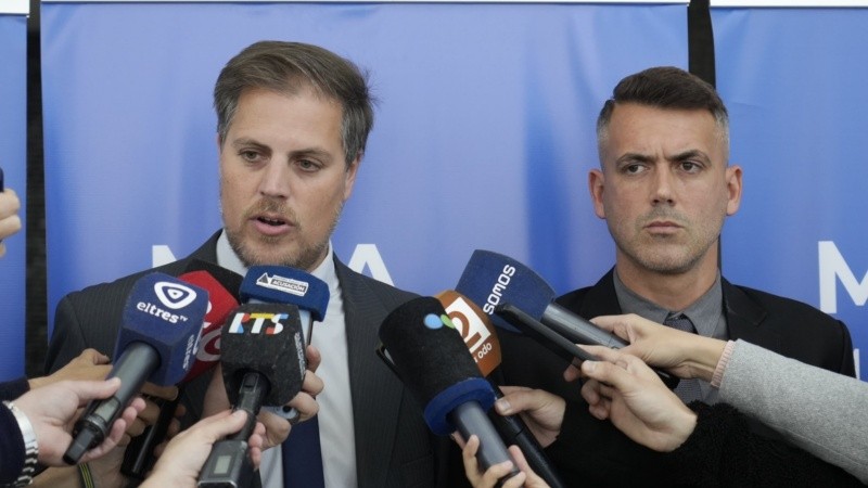 Saldutti (izquierda) y Carbone (derecha), los fiscales del juicio.