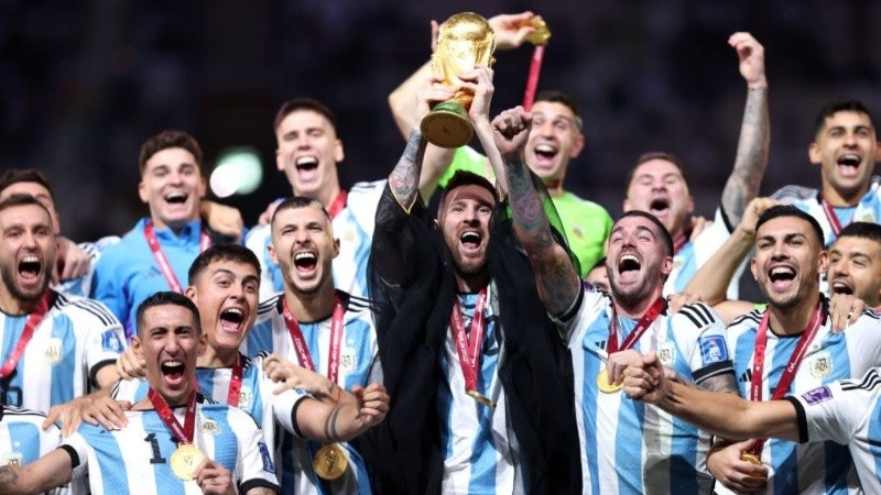 Argentina campeón del mundo. Foto: EFE