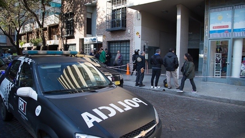 El edificio de Zeballos al 2100 donde ocurrió el crimen.