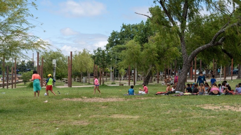 Calor de locos en este viernes de diciembre.