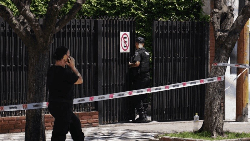 El lugar donde fue encontrado el cuerpo de la mujer.