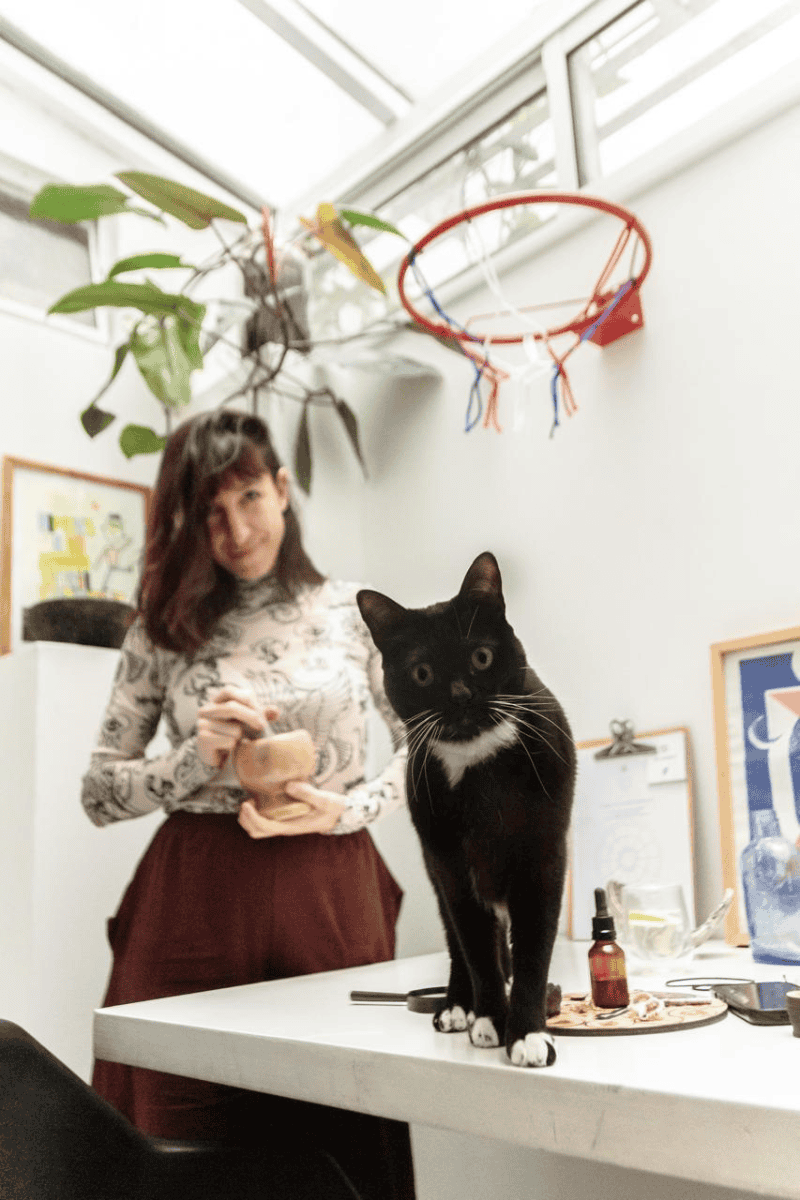 &nbsp;La astrológa y fitoterapeuta, María Eugenia Bacuccu