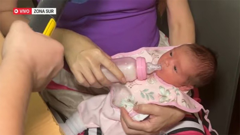 La joven salvó la vida de la beba de sus vecinos tras escuchar los gritos de desesperación de su papá (El Tres).