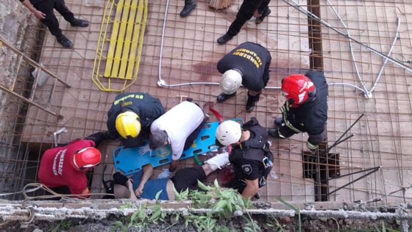 Fue trasladado al Heca con traumatismo de cráneo, pérdida de conocimiento momentánea (Rosario3).