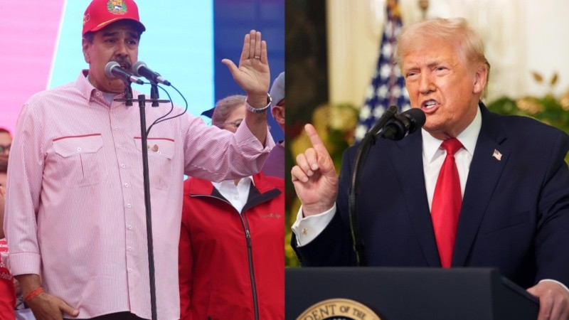 Maduro apuntó contra Donald Trump.