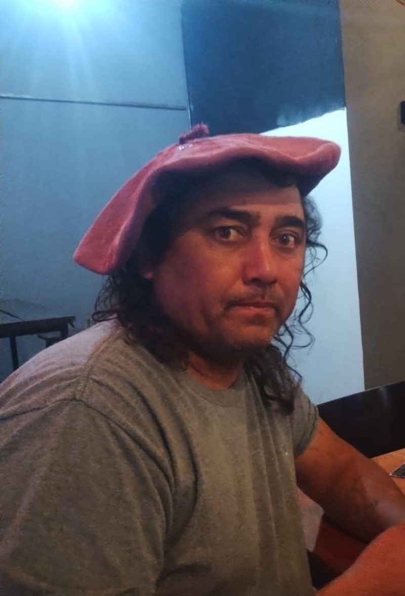 Contreras, camionero oriundo del sur de Buenos Aires.