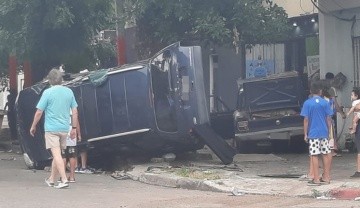 El choque en Corrientes y Gaboto.