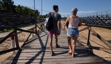 Un buen martes para estar en el río.