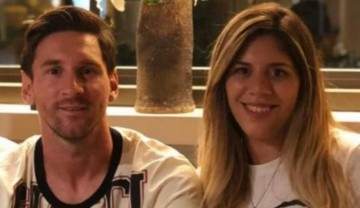 Lionel y María Sol Messi.