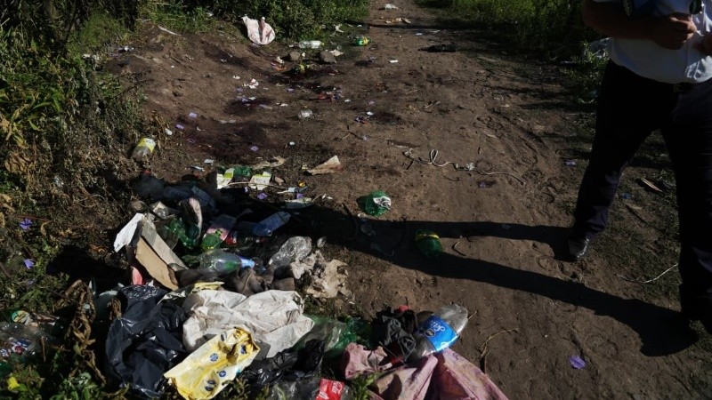 La escena del crimen.