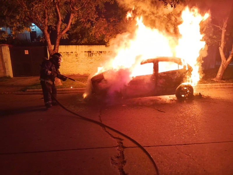 &nbsp;El incendio vehicular. 