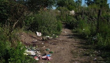 La escena del triple crimen perpetrado este martes en Las Flores.