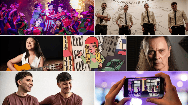 Una agenda entre Fiestas de fin de año.