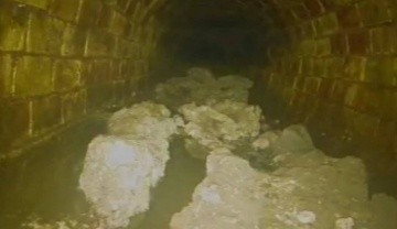 Un pedazo del fatberg de 100 toneladas hallado en las cloacas de Londres.