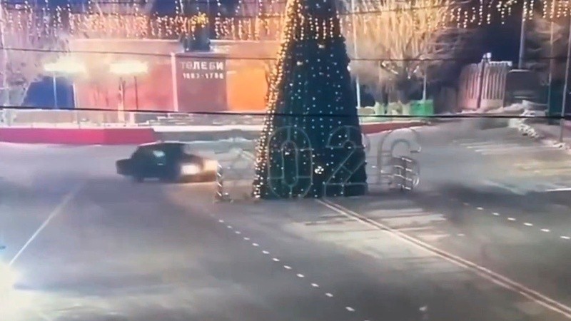 El incidente sucedió en la ciudad de Saryagash y recorrió el mundo.