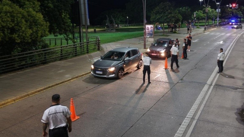Controles de Nochebuena en Rosario.