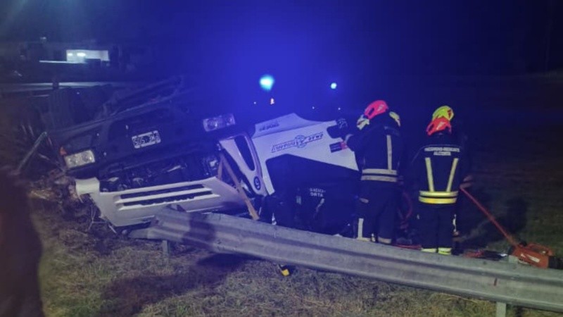 Tragedia en Navidad: el camionero muguetense falleció tras volcar.