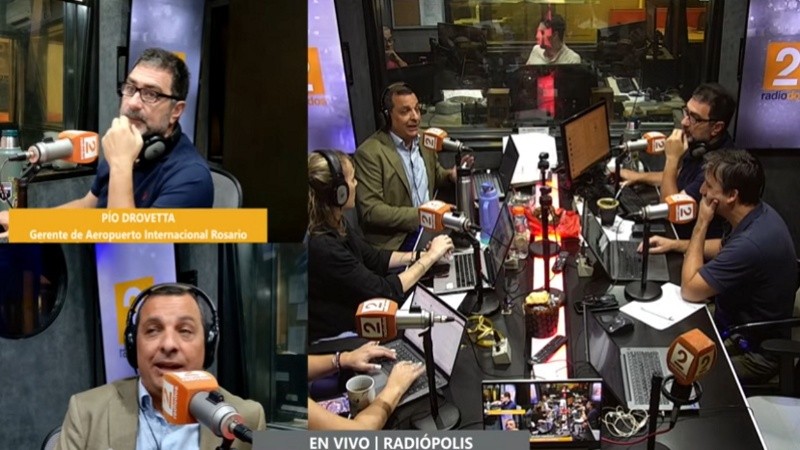 &nbsp;El gerente del aeropuerto de Rosario en Radiópolis (Radio2).