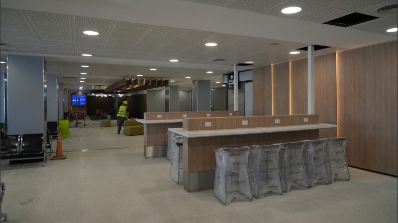 Todo listo en el aeropuerto de Rosario para volver a funcionar el lunes.