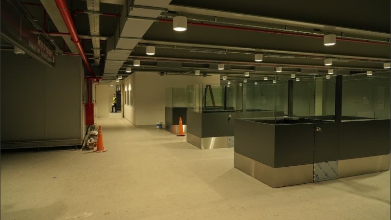 Todo listo en el aeropuerto de Rosario para volver a funcionar el lunes. Alan Monzón / Rosario3