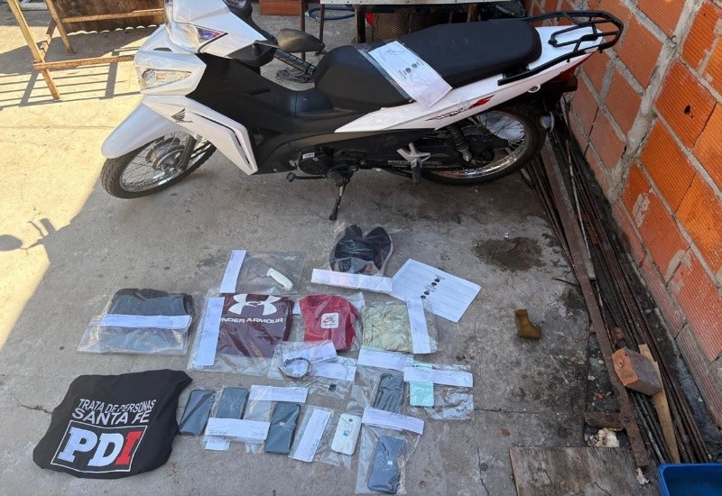 &nbsp;Todo el material incautado en el allanamiento al sospechoso por el abuso de una comerciante.