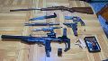 Algunas de las armas encontradas en un domicilio de Baigorria (Rosario3).