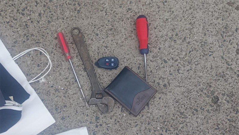 Los elementos secuestrados por la policía (Rosario3).&nbsp;