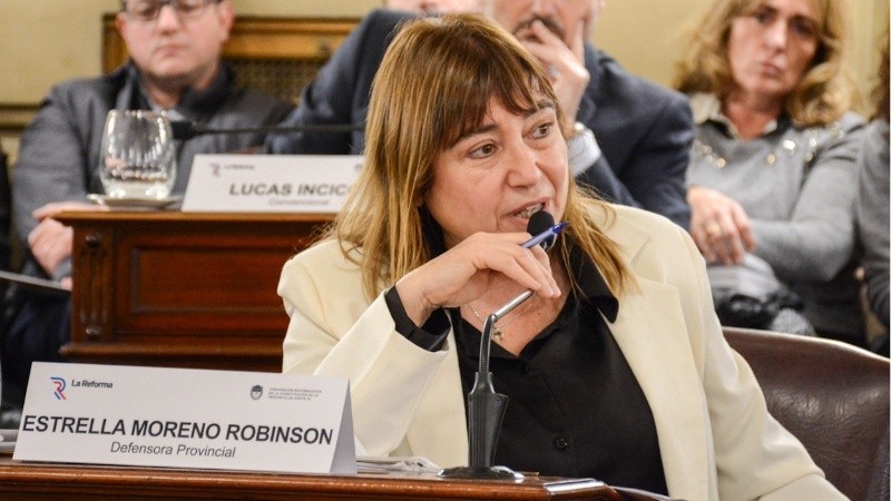&nbsp;Estrella Moreno Robinson, defensora provincial. 