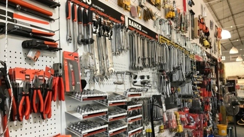 La facturación cayó un 10% en las ferreterías durante 2025.