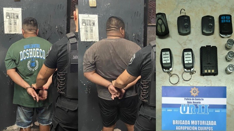 Los sospechosos fueron trasladados a la comisaría 2ª.