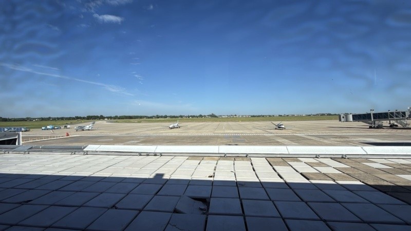 La pista del Aeropuerto.&nbsp;