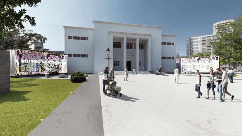 La reforma del museo Castagnino supone una transformación arquitectónica de 1.500 metros cuadrados.