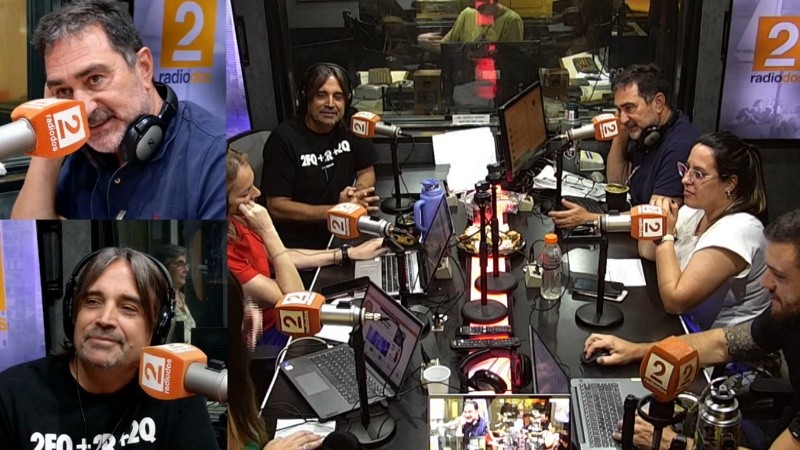 El músico Fabián gallardo en los estudios de Radio2.