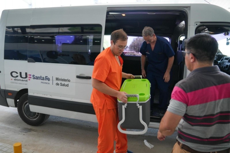 &nbsp;La llegada a Rosario de los equipos para la ablación múltiple de órganos