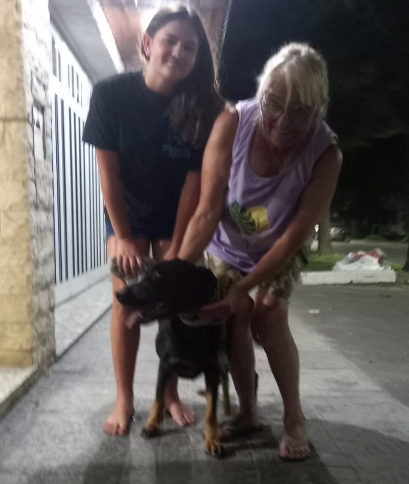 &nbsp;Winnie con su nueva familia. 