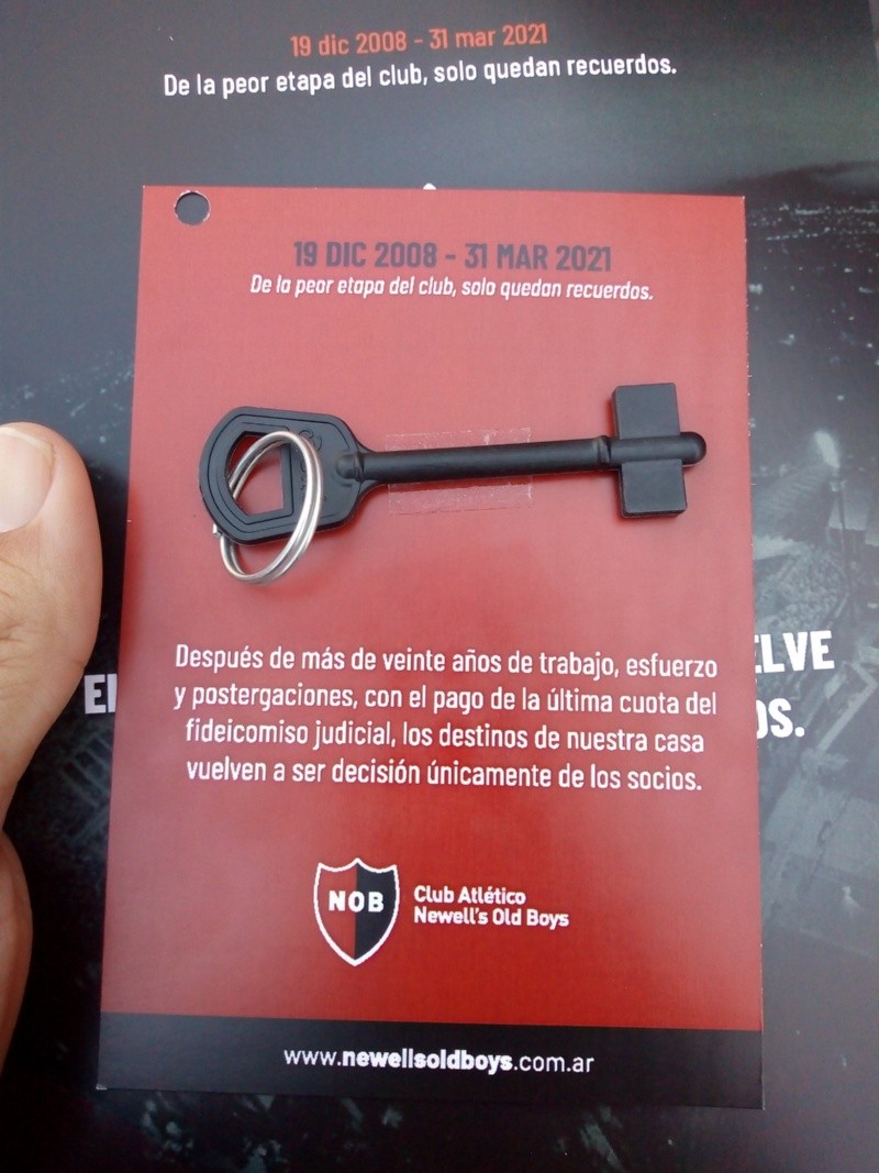 &nbsp;El recuerdo del acto que celebró el fin de la intervención en 2021. (Newell's Old Boys)